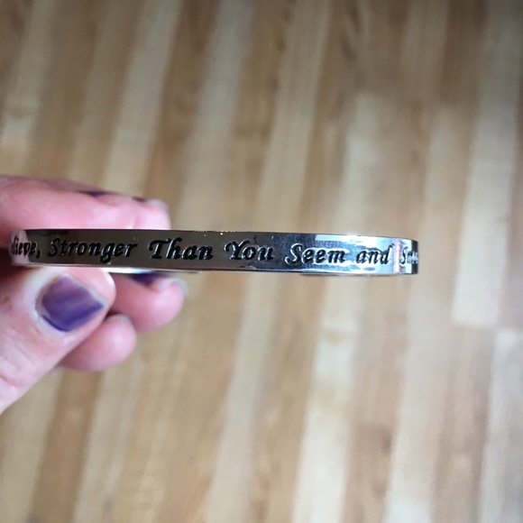 Jewelry - You are braver  bracelet
